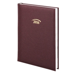 Щоденник 2016 Стандарт Shine з/т бордовий