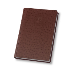 Щоденник 2016 Стандарт OSTRICH слп/т коричневий