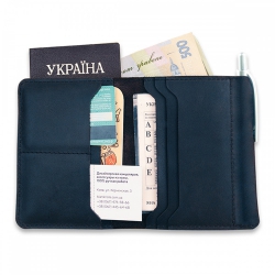 Портмоне Синій сапфір - Фото 4