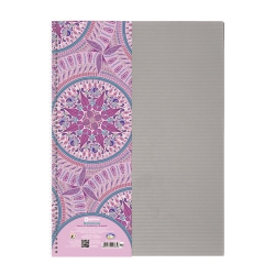 Блокнот Kaleidoscope пласт. А4 пруж. збоку 80 арк. в клітинку асорті - Фото 6