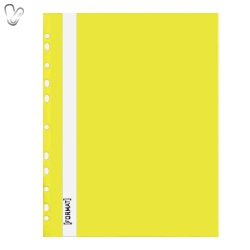 Швидкозшивач п/е з перф. А4 Format жовтий