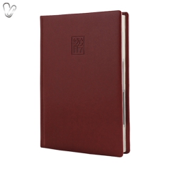 Щоденник 2017 Стандарт CAPRICE слп/т бордовий