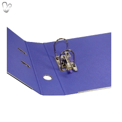 Папка-реєстратор двостор. Buromax STYLE 7cм А4 фіолетова/чорна - Фото 4