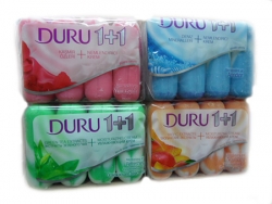 Мило туалетне DURU 1+1, 90 г  (4 шт./пак.)