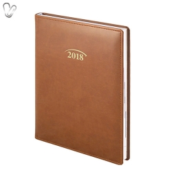 Щоденник 2018 Стандарт Soft з/т коричневий