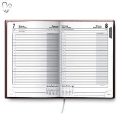 Щоденник 2018 Стандарт LaFontaine слп/т бордо - Фото 4