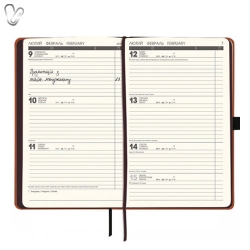 Щотижневик 2018 Смарт Strong червоний, чорний зріз - Фото 4