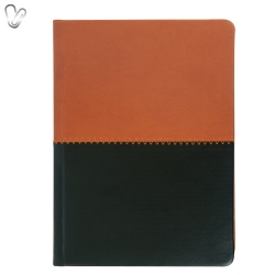 Щоденник 2019 Стандарт Quattro б/т коричневий+чорний