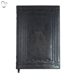 Щоденник 2018 Стандарт Saga слп/т чорний, золочення зрізу