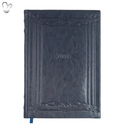 Щоденник 2018 Стандарт Saga слп/т синій, золочення зрізу