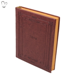 Щоденник 2018 Стандарт Saga слп/т темно-коричневий, золочення зрізу - Фото 5