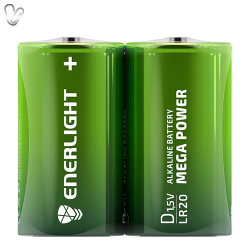 Батарейки Enerlight Mega Power D, LR20 (2 шт.)