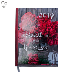 Щоденник 2019 Стандарт Romantic червоний