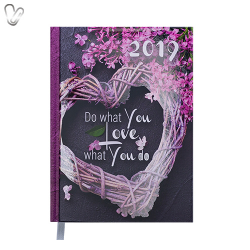 Щоденник 2019 Стандарт Romantic сірий