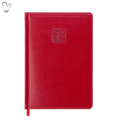 Щоденник 2019 Стандарт Bravo слп/т червоний