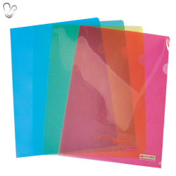 Папка-куточок А4 пласт. асорті BM.3853-99