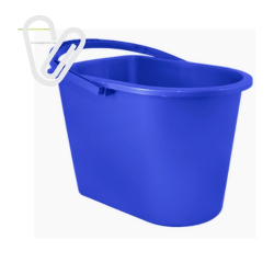 Відро з віджимом прямокутне пластикове 14л