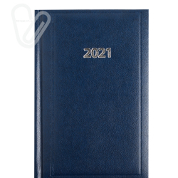 Щоденник датов.2021 BASE (Miradur), L2U, A6, синій, бумвініл/поролон