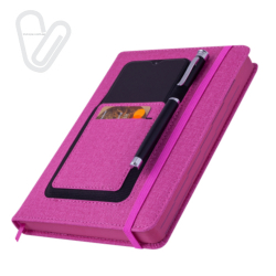 Щоденник датов. 2021 COMBI, L2U,A5, малиновий, штучна шкіра/поролон - Фото 9