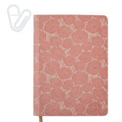 Щоденник датов. 2021 FLEUR, A5, бежевий, штучна шкіра