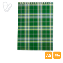 Блокнот А5 48л клітинка пруж. зверху карт. асорті SHOTLANDKA - Фото 7