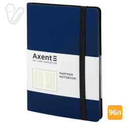 Блокнот 125*195 96л клітинка Partner синій  - Фото 7