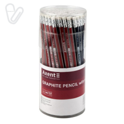 Олівець графітний з гумкою НВ Axent 9003/100-А - Фото 7