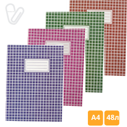 Книга обліку 48л клітинка А4 м'яка обл. офсет асорті Buromax - Фото 8
