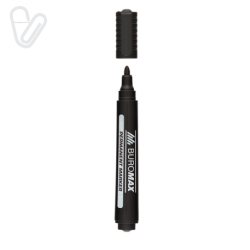 Маркер перманентний Buromax 2-4мм чорний ВМ.8700 - Фото 6