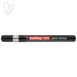 Маркер лаковий Edding 1-2мм чорний Paint Е-791 - Фото 5