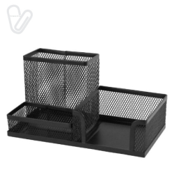 Підставка-органайзер 203x105x100мм метал., чорна. Axent