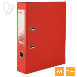 Папка-реєстратор А4 одностор. 7 см Axent, червона
