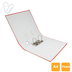 Папка-реєстратор А4 одностор. 7 см Axent, червона - Фото 4