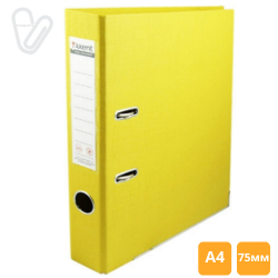 Папка-реєстратор двосторон. 7 cм А4 жовта Axent 1722-08C-A