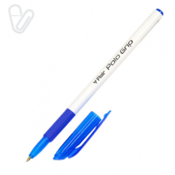Ручка кулькова Flair 1310 синiй Polo Grip з резиновим грипом