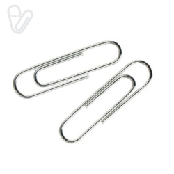 Скріпки 25мм круглі оцинковані (100шт./пак.)