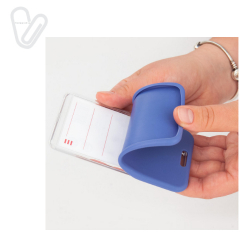 Бейдж-cлайдер вертикальний 54*85мм чорний 5 шт. - Фото 6