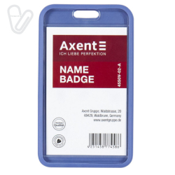 Бейдж-cлайдер вертикальний 54*85мм чорний 5 шт.