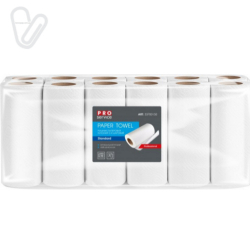 Рушник паперовий PROservice Standard 2-шаровий,12 рул