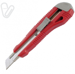 Ніж 18мм канцелярський мет. направляюча  Axent 6602-A