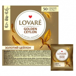 Чай чорний 50 пак. Lovare GOLDEN_CEYLON
