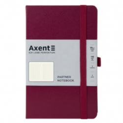Блокнот 125*195 96л клітинка Partner винний