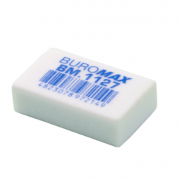 Гумка 31х19х9мм білий