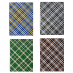 Блокнот А5 48л клітинка пруж. збоку карт. SHOTLANDKA  асорті 