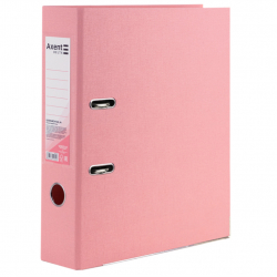 Папка-реєстратор А4 двосторон. 7cм PASTEL, рожева