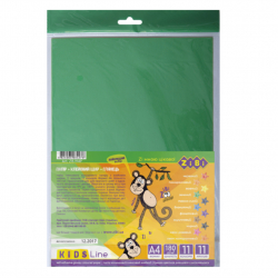 Папір самоклеючий А4 11 кольорів ZiBi, 11 арк.