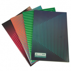 Книга обліку 48л клітинка А4 м'яка обл. офсет асорті Buromax