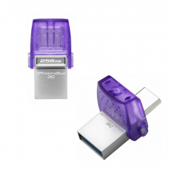 Флеш-накопичувач USB 3.2 DT microDuo 3C 256GB (Type-A/Type-C) (200Mb/s)