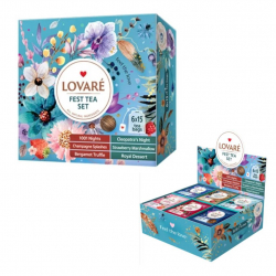 Чай асорті 90 пак. Lovare FEST TEA SET 6Х15шт