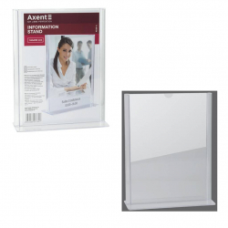 Інформаційна табличка А5 двостороння 148х210мм, прозора